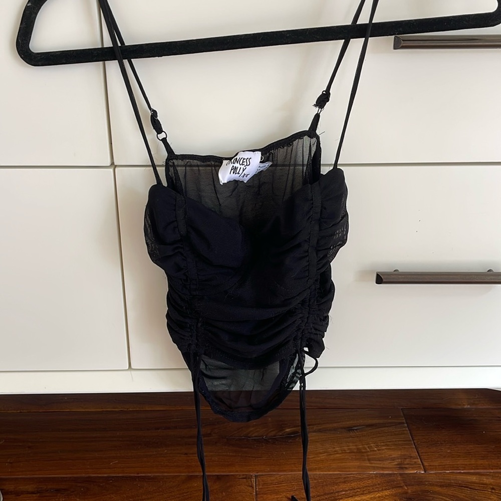 black princess polly tank top size 0